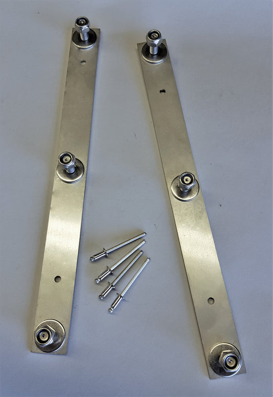 Stainless Trailing Arm Shield Bracket Kit