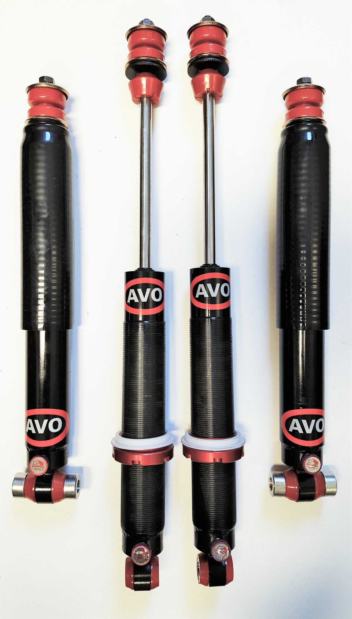AVO Shock Absorber Kit with adjustable dampening/rear ride height PJ
